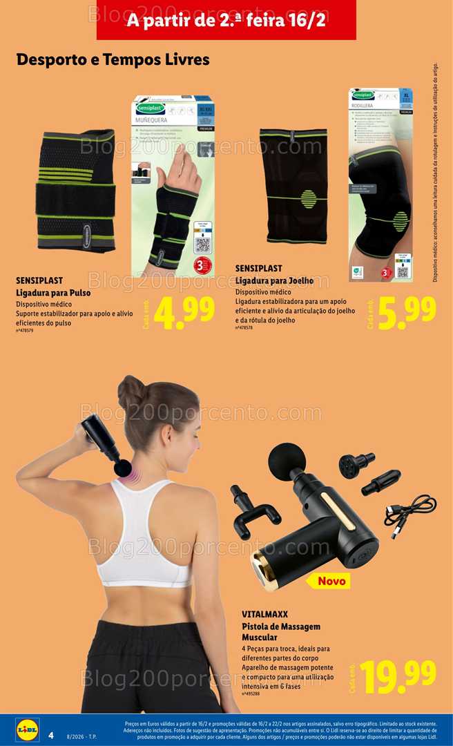 Antevisão Folheto LIDL Bazar Promoções de 16 a 22 fevereiro