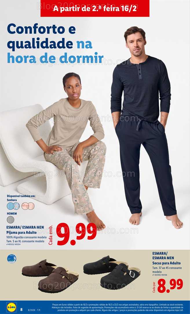 Antevisão Folheto LIDL Bazar Promoções de 16 a 26 fevereiro