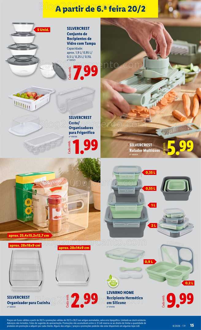 Antevisão Folheto LIDL Cozinha Promoções de 22 a 26 fevereiro