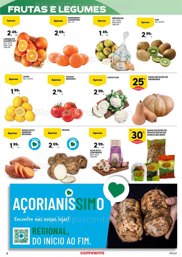 Antevisão Folheto CONTINENTE Açores Promoções de 19 fevereiro a 4 março