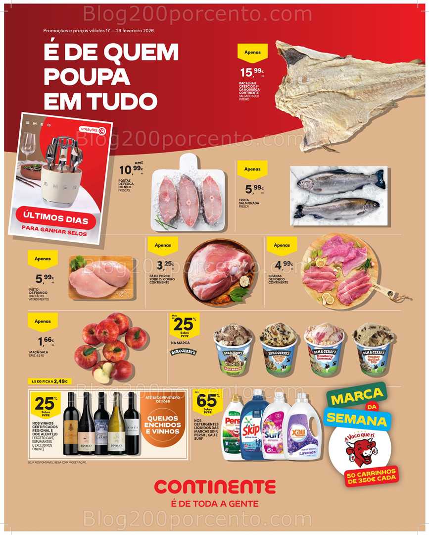 Antevisão Folheto CONTINENTE Madeira Promoções de 17 a 23 fevereiro