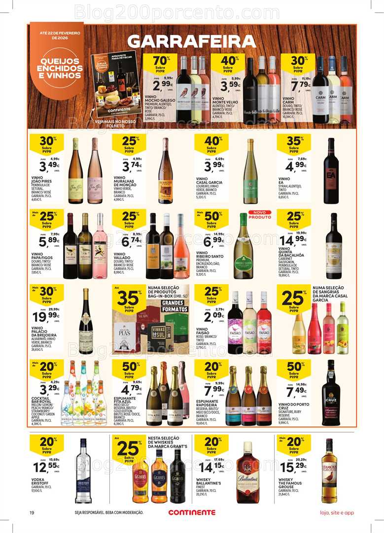 Antevisão Folheto CONTINENTE Bom Dia Promoções de 17 a 23 fevereiro