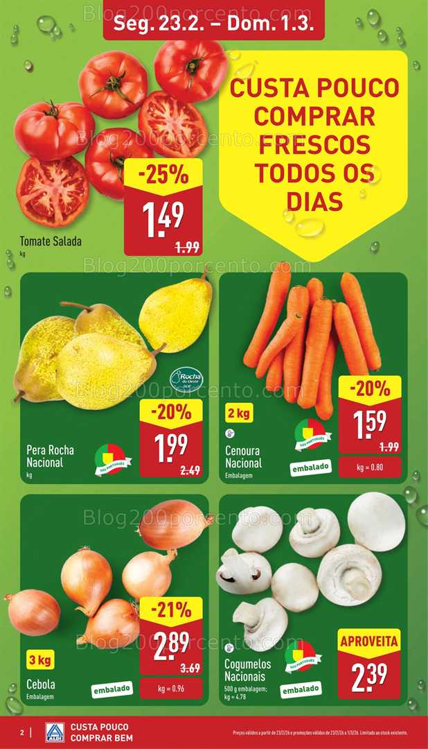 Antevisão Folheto ALDI Promoções 23 fevereiro a 1 março