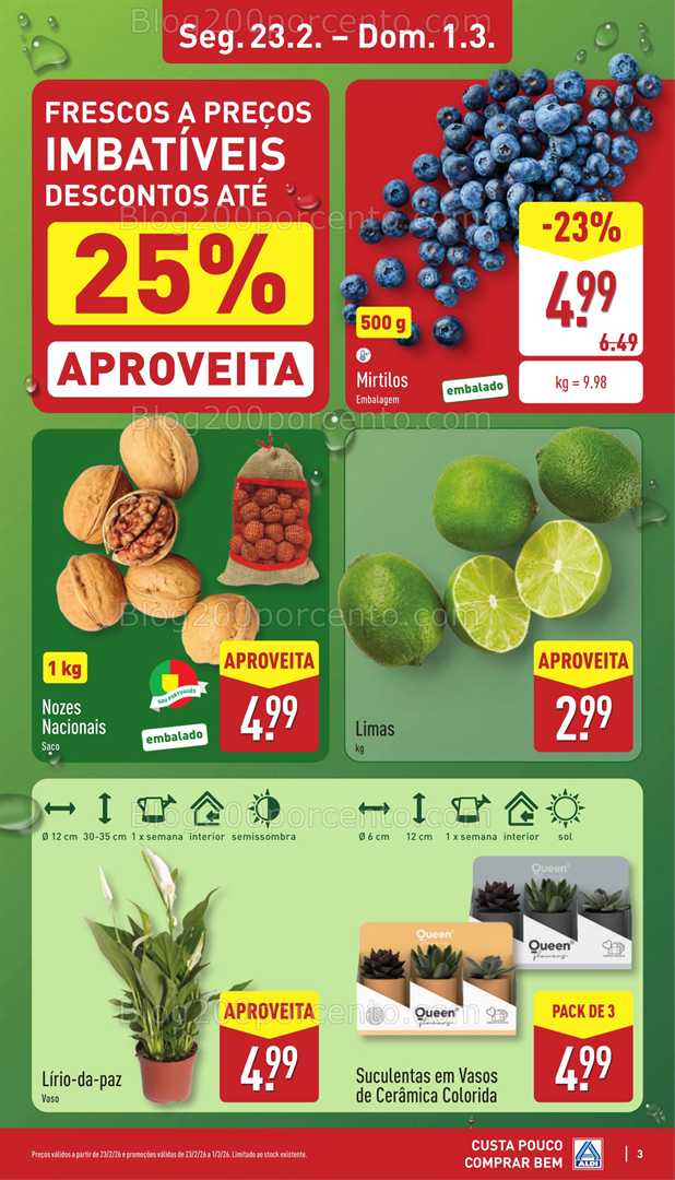 Antevisão Folheto ALDI Promoções 23 fevereiro a 1 março
