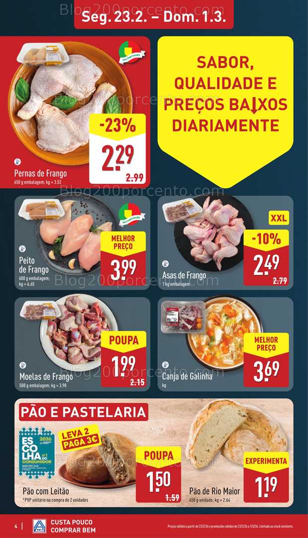 Antevisão Folheto ALDI Promoções 23 fevereiro a 1 março