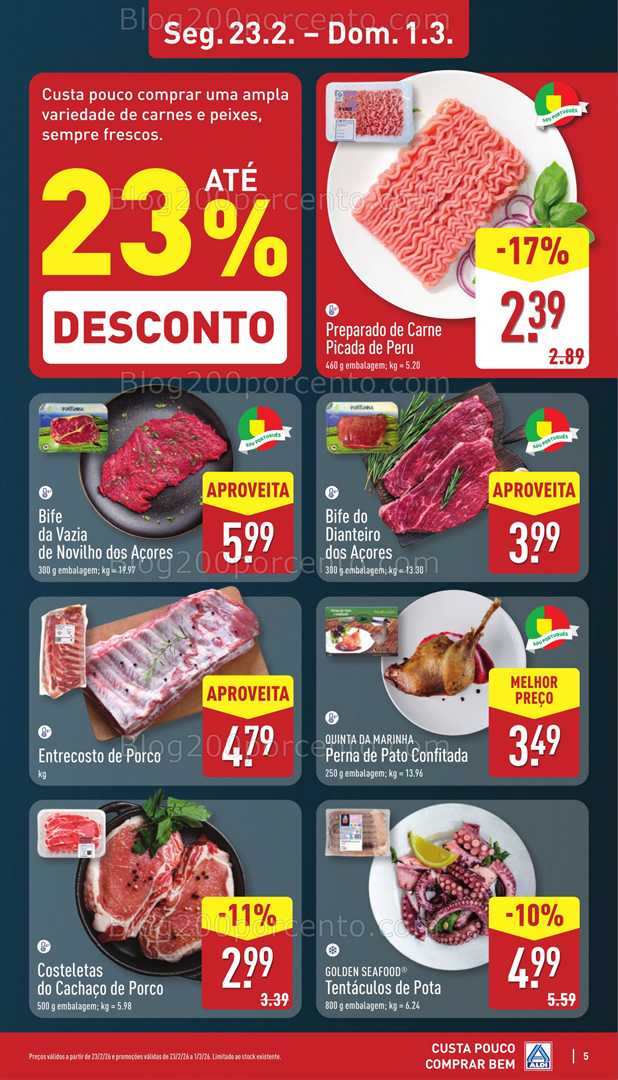 Antevisão Folheto ALDI Promoções 23 fevereiro a 1 março