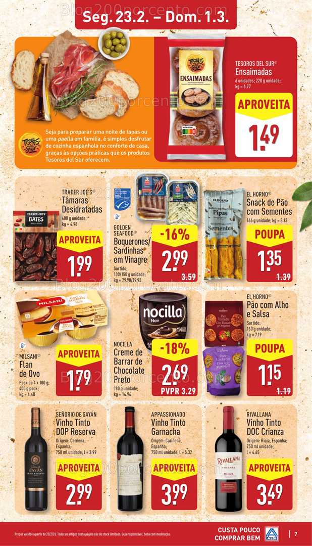 Antevisão Folheto ALDI Promoções 23 fevereiro a 1 março