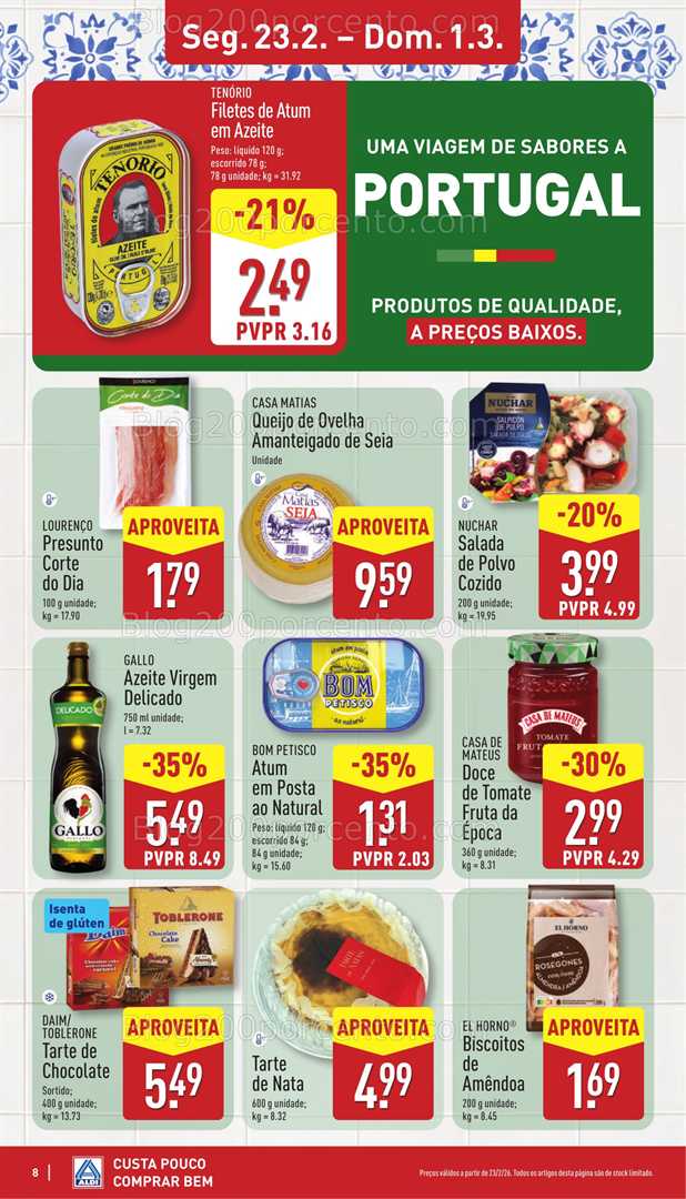 Antevisão Folheto ALDI Promoções 23 fevereiro a 1 março