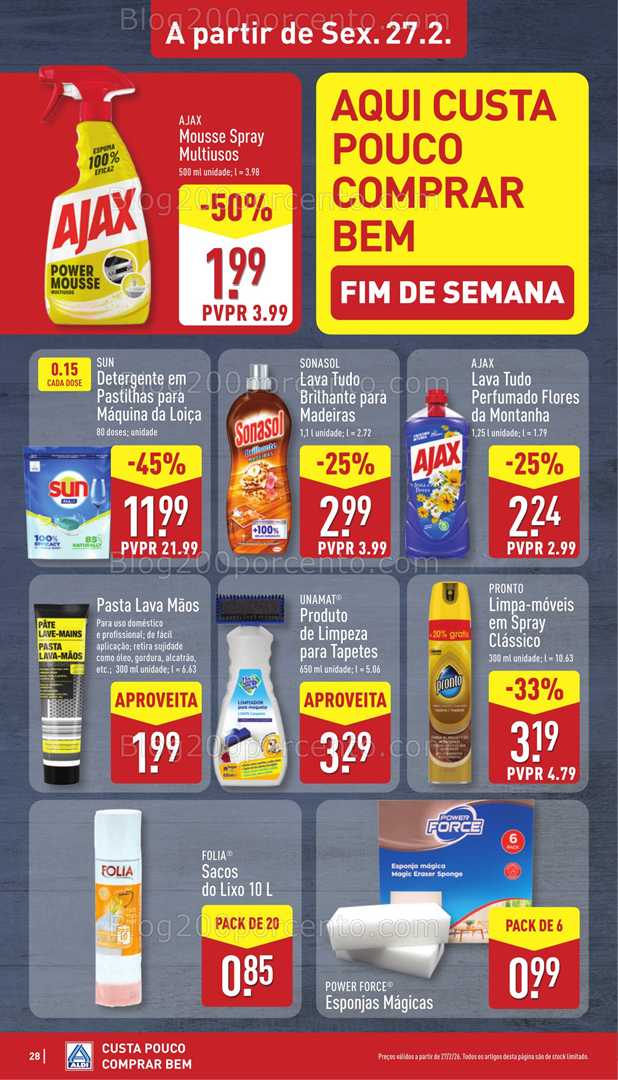 Antevisão Folheto ALDI Promoções 23 fevereiro a 1 março