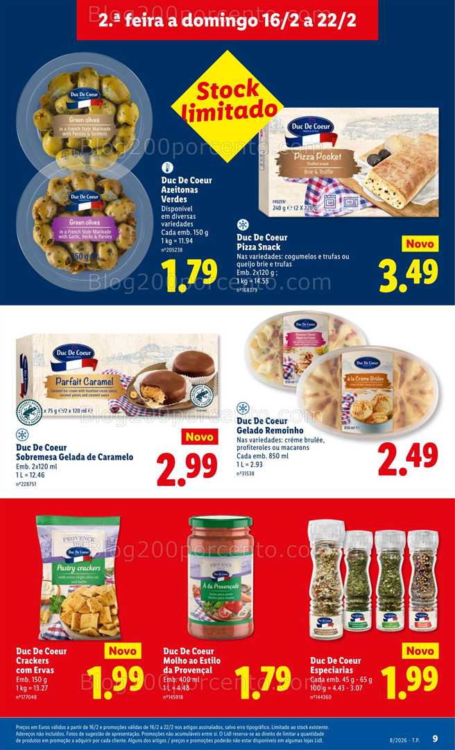 Antevisão Folheto LIDL Sabores do Mundo Promoções de 16 a 22 fevereiro