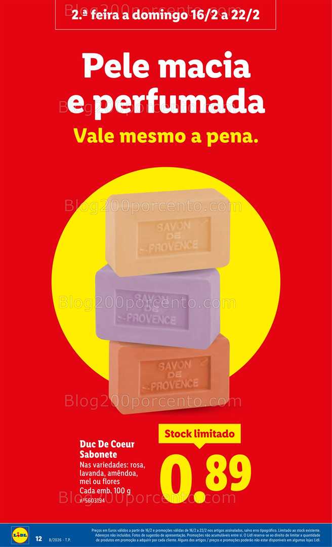 Antevisão Folheto LIDL Promoções de 16 a 22 fevereiro
