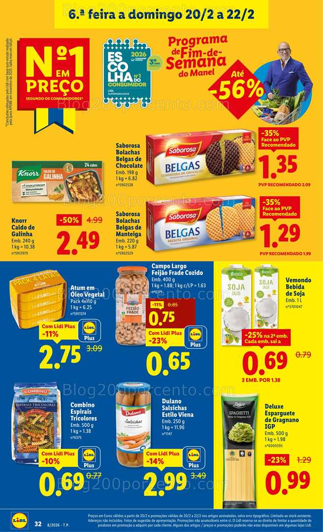 Antevisão Folheto LIDL Promoções de 16 a 22 fevereiro