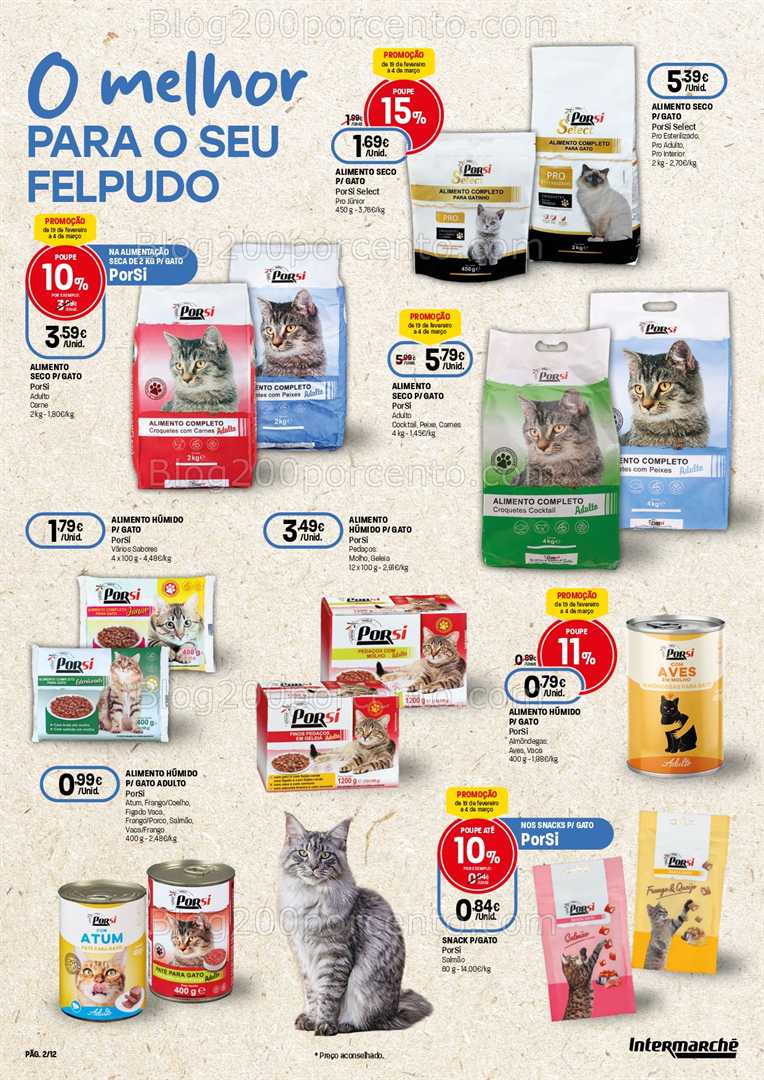 Antevisão Folheto INTERMARCHÉ Feira Animal Promoções de 19 fevereiro a 4 março