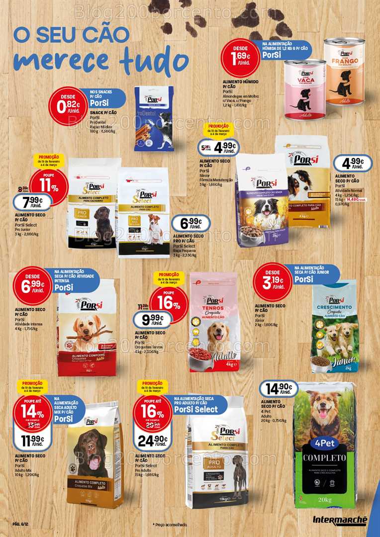 Antevisão Folheto INTERMARCHÉ Feira Animal Promoções de 19 fevereiro a 4 março