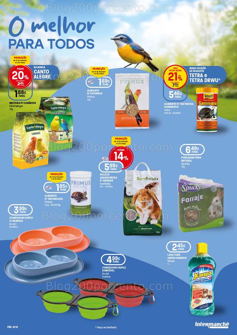 Antevisão Folheto INTERMARCHÉ Feira Animal Promoções de 19 fevereiro a 4 março