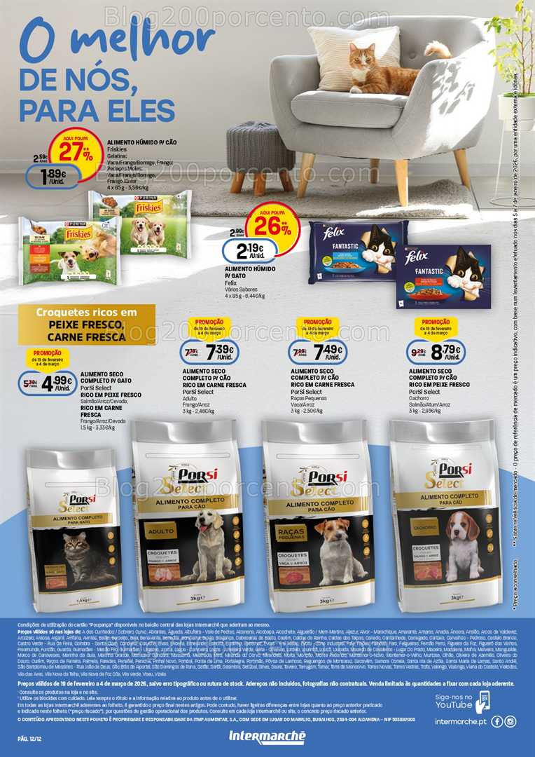 Antevisão Folheto INTERMARCHÉ Feira Animal Promoções de 19 fevereiro a 4 março