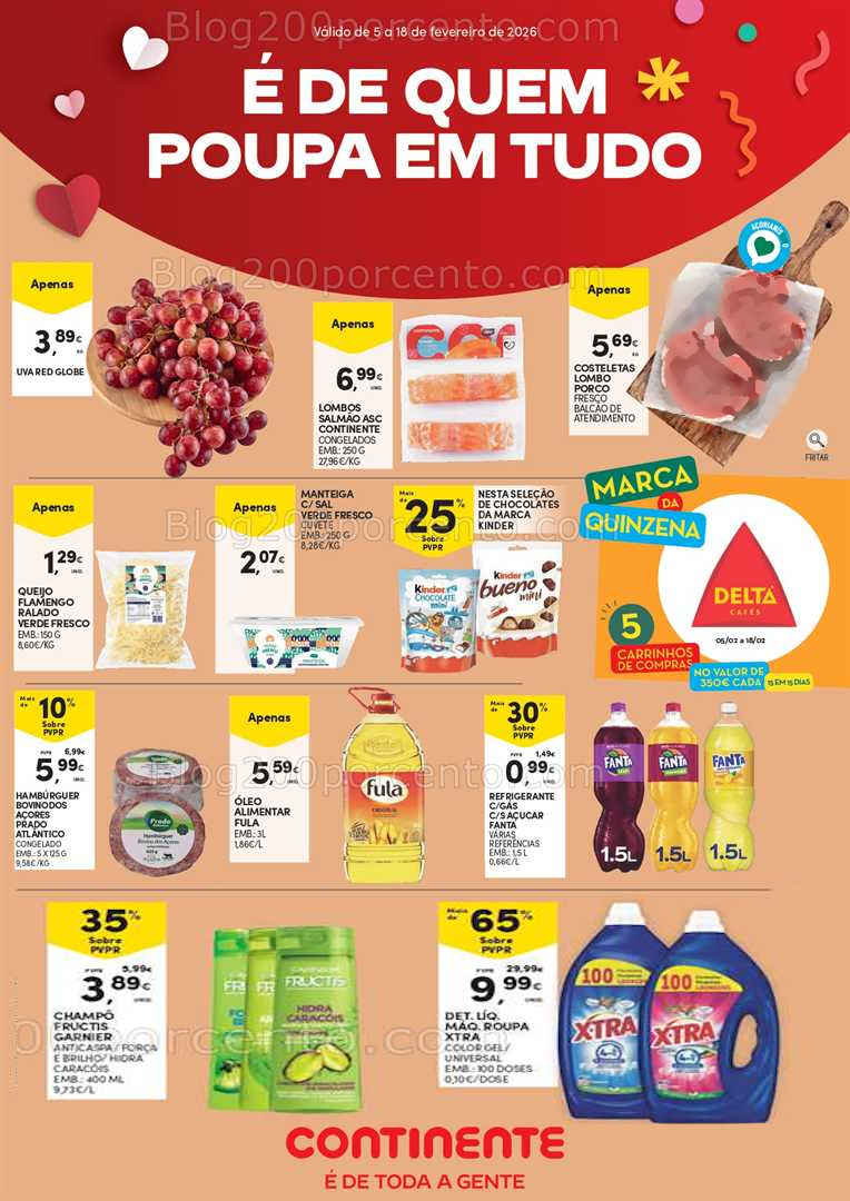 Antevisão Folheto CONTINENTE Açores Promoções de 5 a 18 fevereiro