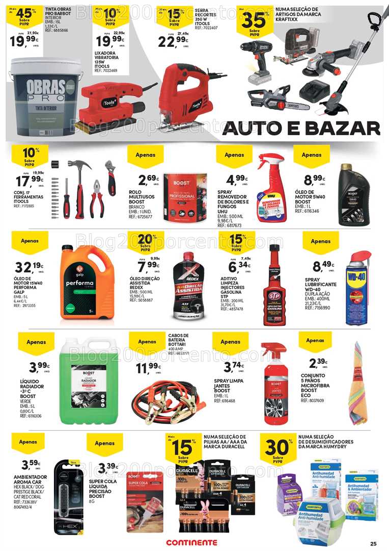 Antevisão Folheto CONTINENTE Bazar Açores Promoções de 5 a 18 fevereiro