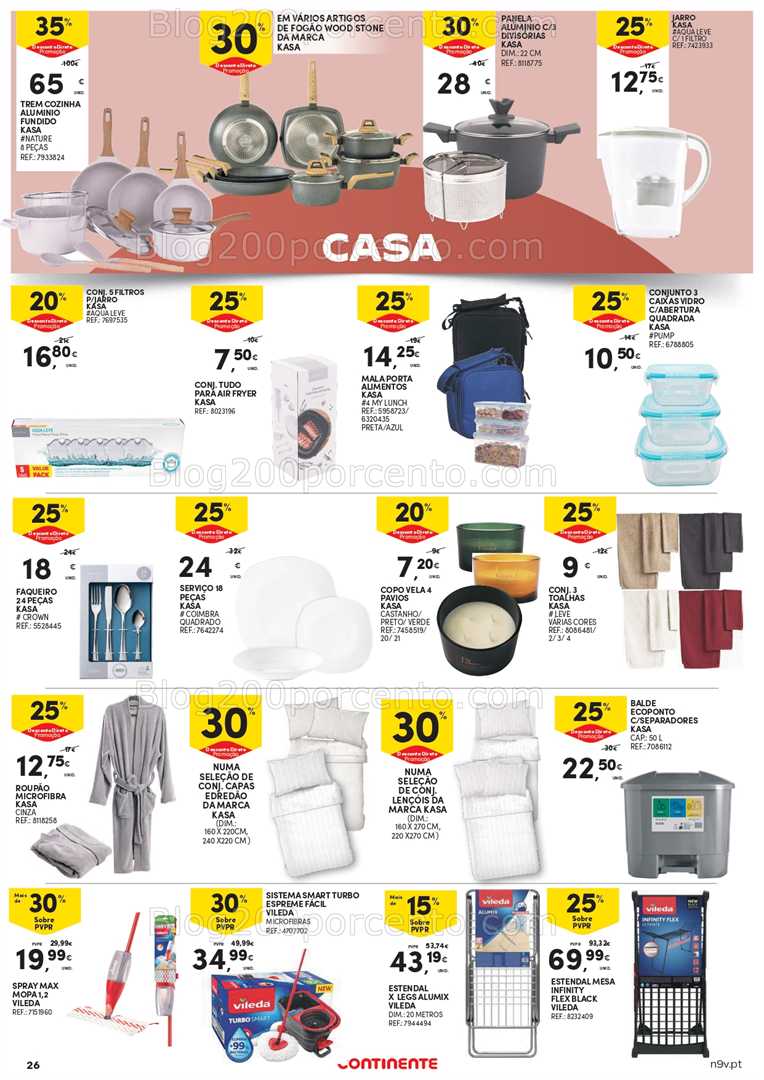 Antevisão Folheto CONTINENTE Bazar Açores Promoções de 5 a 18 fevereiro