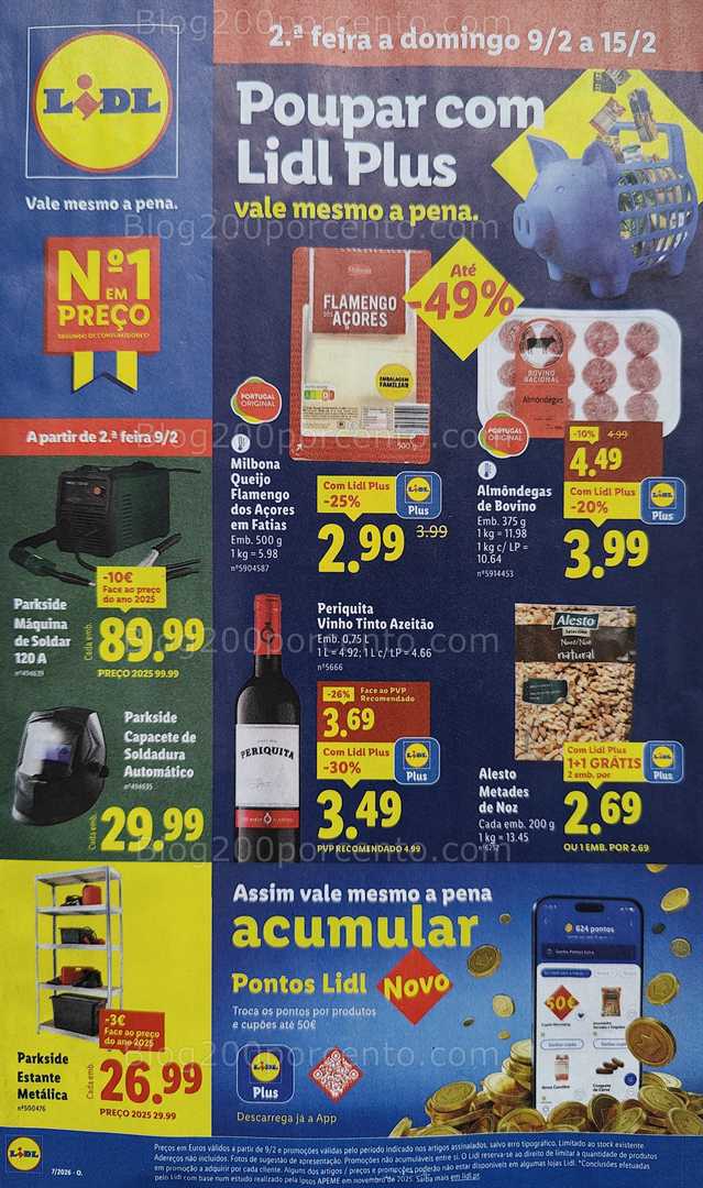Antevisão Folheto LIDL Promoções de 9 a 15 fevereiro
