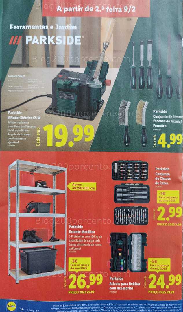 Antevisão Folheto LIDL Promoções de 9 a 15 fevereiro