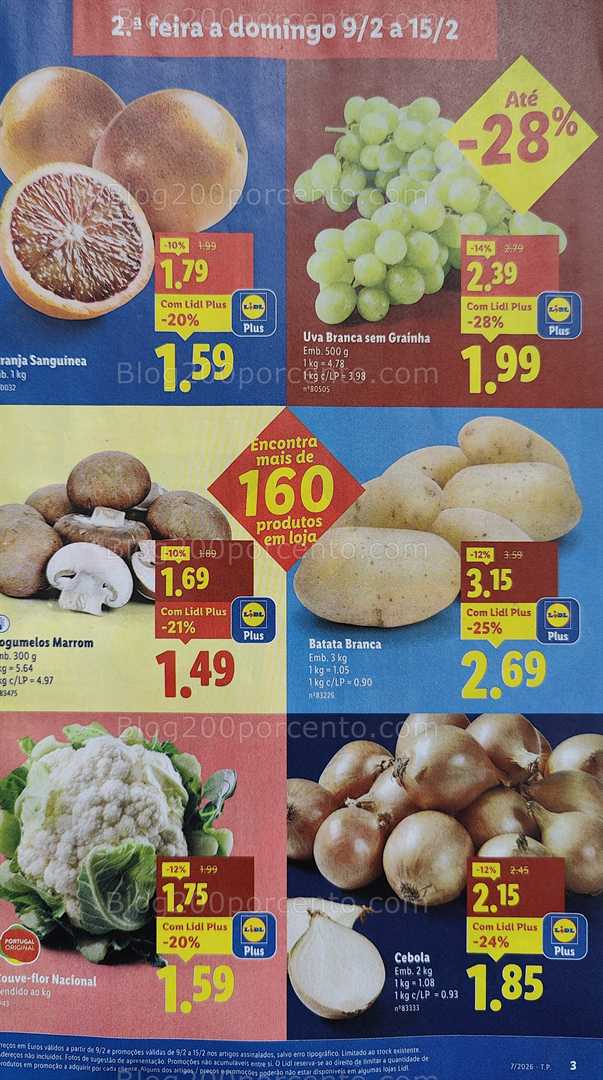 Antevisão Folheto LIDL Promoções de 9 a 15 fevereiro