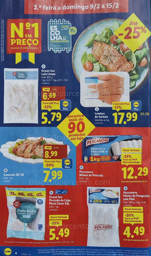 Antevisão Folheto LIDL Promoções de 9 a 15 fevereiro