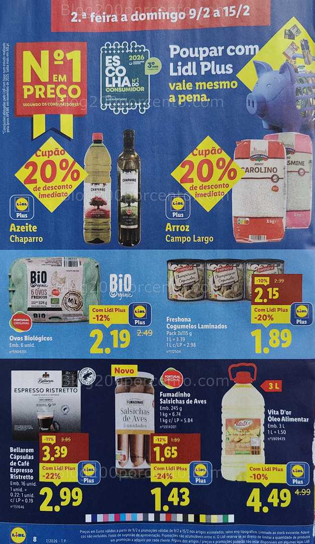 Antevisão Folheto LIDL Promoções de 9 a 15 fevereiro