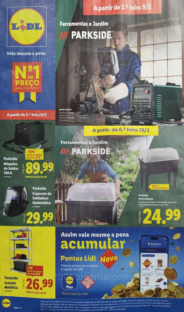 Antevisão Folheto LIDL Bazar Promoções de 9 a 19 fevereiro