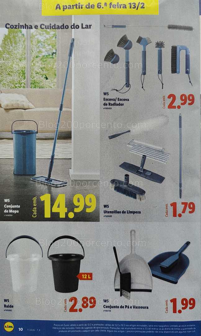 Antevisão Folheto LIDL Promoções Fim de Semana - 13 a 15 fevereiro