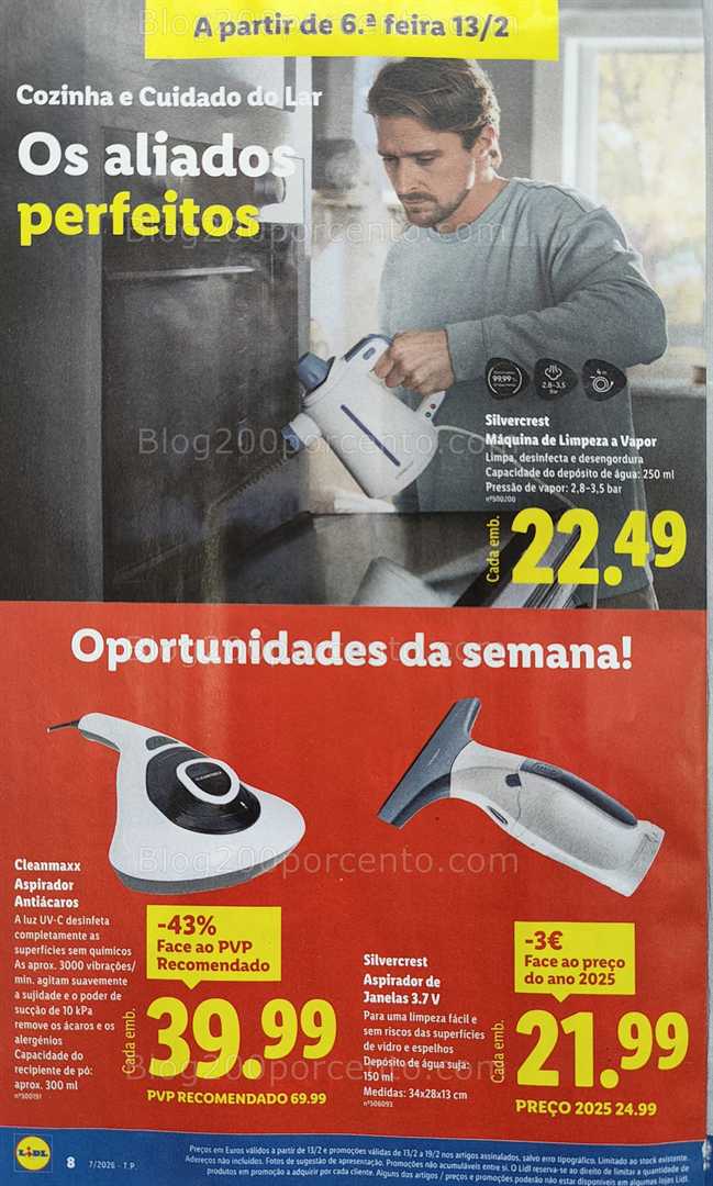Antevisão Folheto LIDL Promoções Fim de Semana - 13 a 15 fevereiro