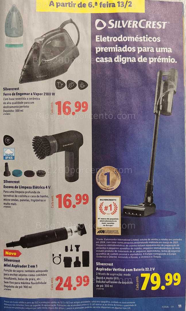 Antevisão Folheto LIDL Bazar Promoções de 9 a 19 fevereiro