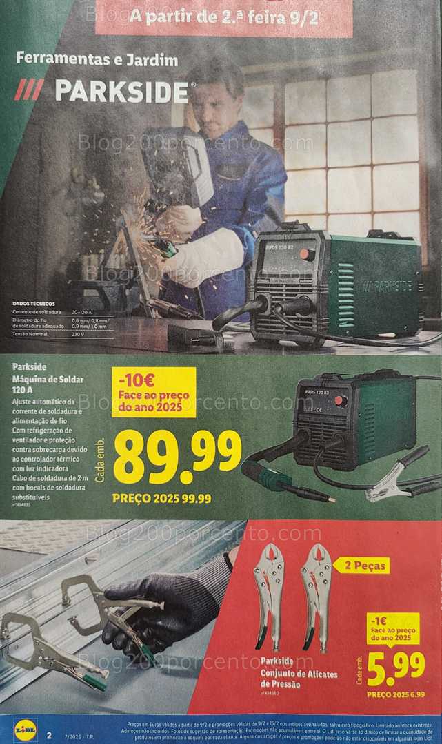 Antevisão Folheto LIDL Bazar Promoções de 9 a 19 fevereiro