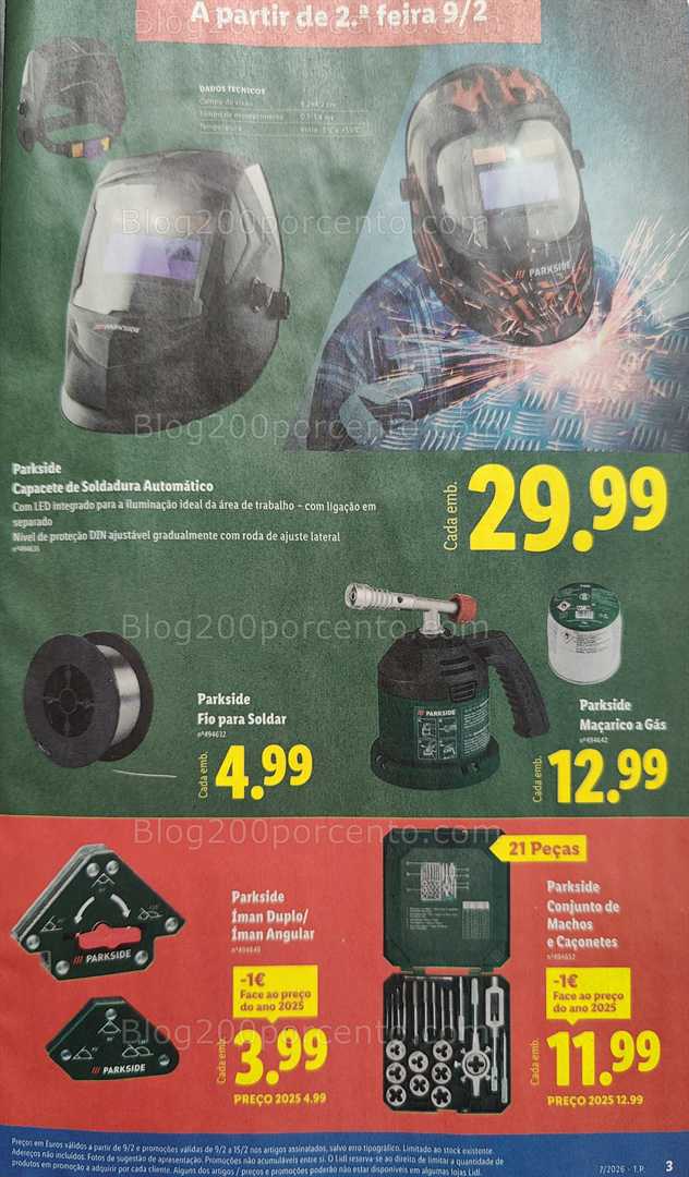 Antevisão Folheto LIDL Bazar Promoções de 9 a 19 fevereiro