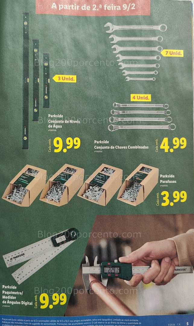 Antevisão Folheto LIDL Bazar Promoções de 9 a 15 fevereiro