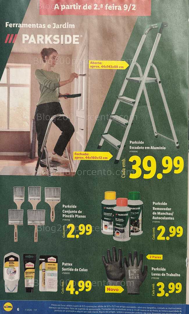 Antevisão Folheto LIDL Bazar Promoções de 9 a 19 fevereiro