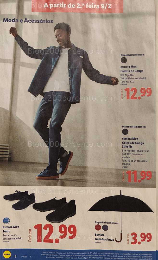 Antevisão Folheto LIDL Bazar Promoções de 9 a 19 fevereiro