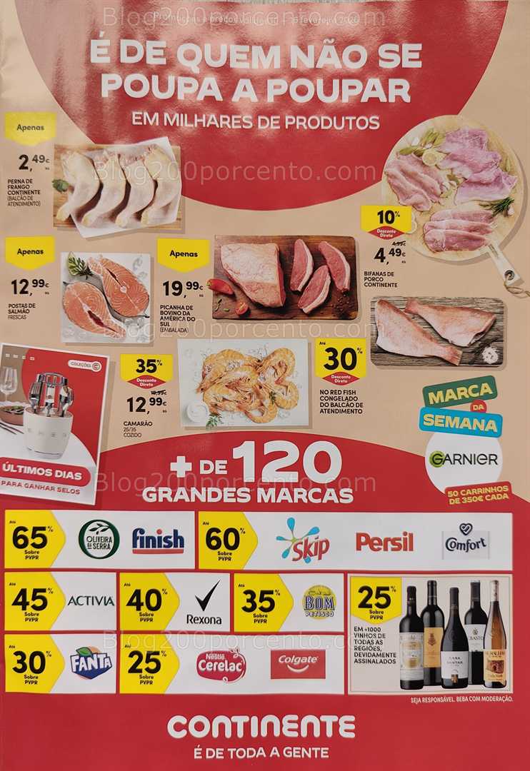 Antevisão Folheto CONTINENTE Promoções 10 a 16 fevereiro