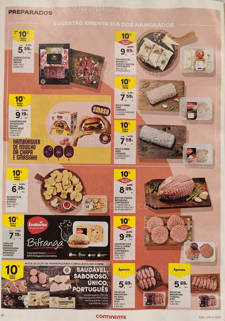 Antevisão Folheto CONTINENTE Promoções 10 a 16 fevereiro
