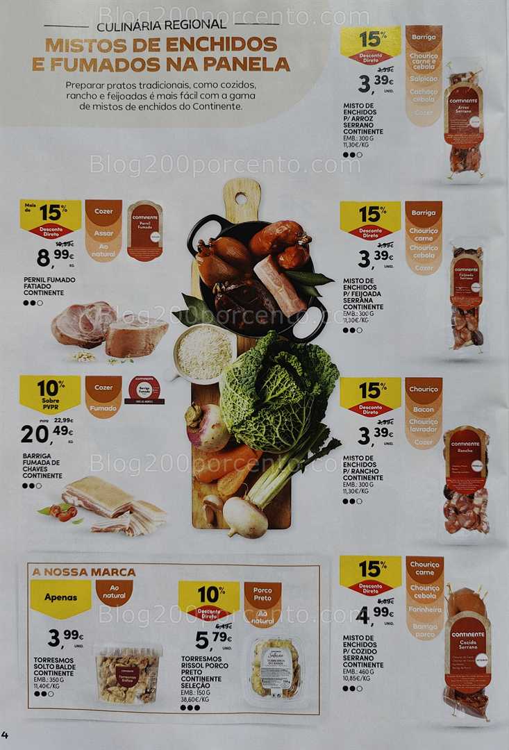 Antevisão Folheto CONTINENTE Petiscos Promoções de 3 a 22 fevereiro