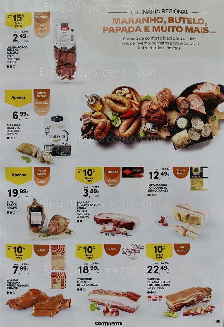 Antevisão Folheto CONTINENTE Petiscos Promoções de 3 a 22 fevereiro