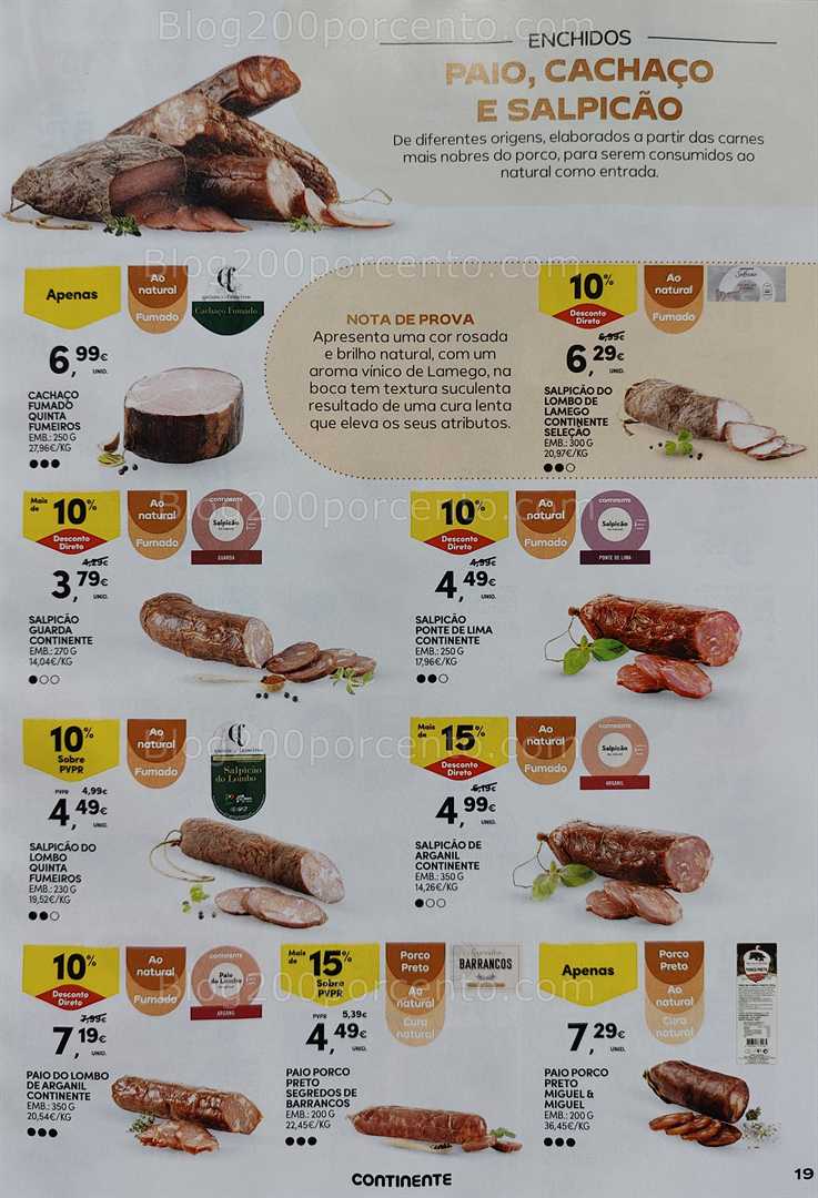 Antevisão Folheto CONTINENTE Petiscos Promoções de 3 a 22 fevereiro