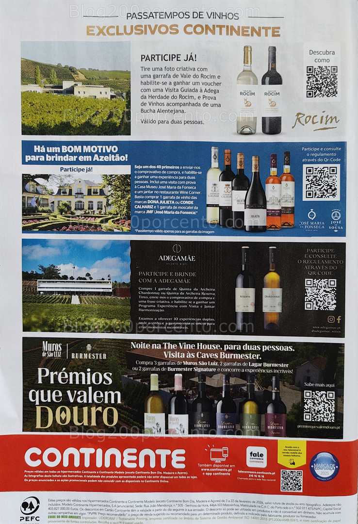 Antevisão Folheto CONTINENTE Petiscos Promoções de 3 a 22 fevereiro