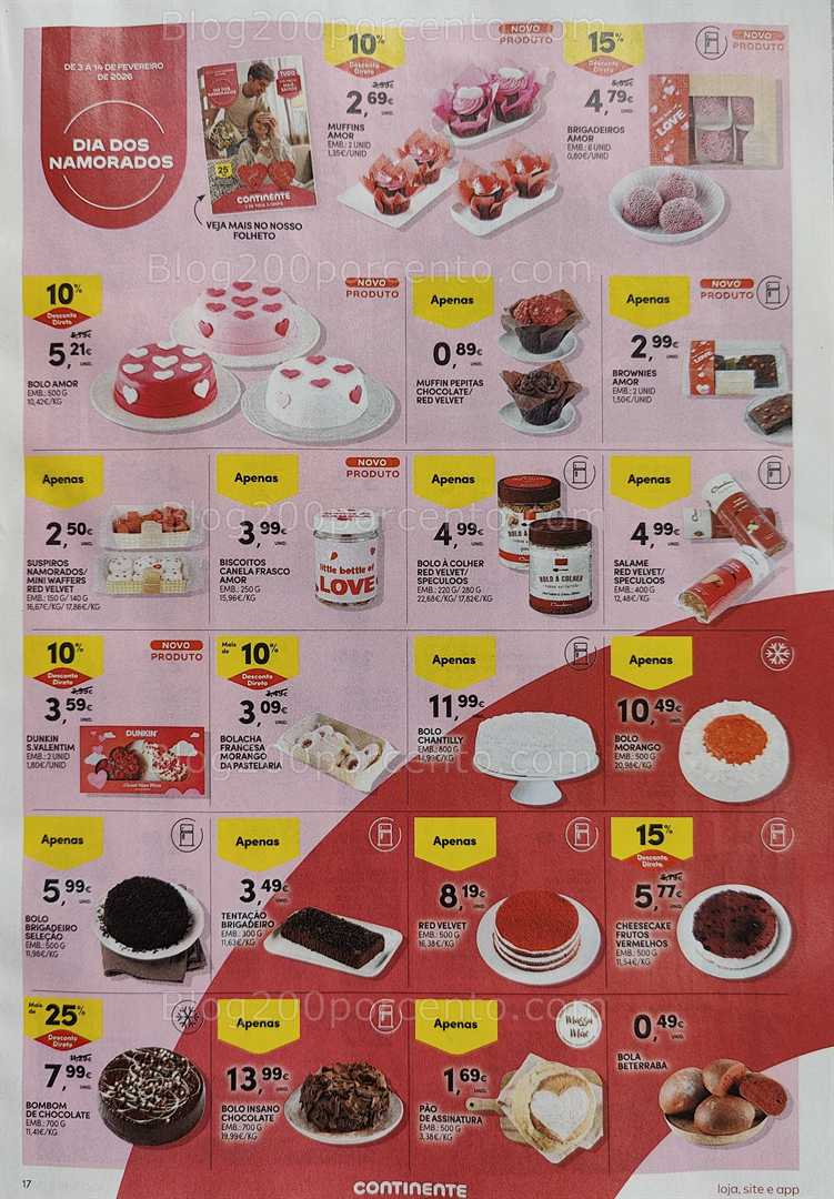Antevisão Folheto CONTINENTE Promoções de 3 a 9 fevereiro