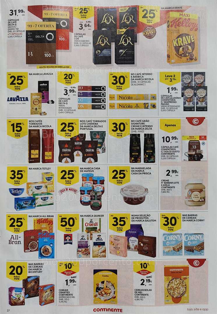 Antevisão Folheto CONTINENTE Promoções de 3 a 9 fevereiro