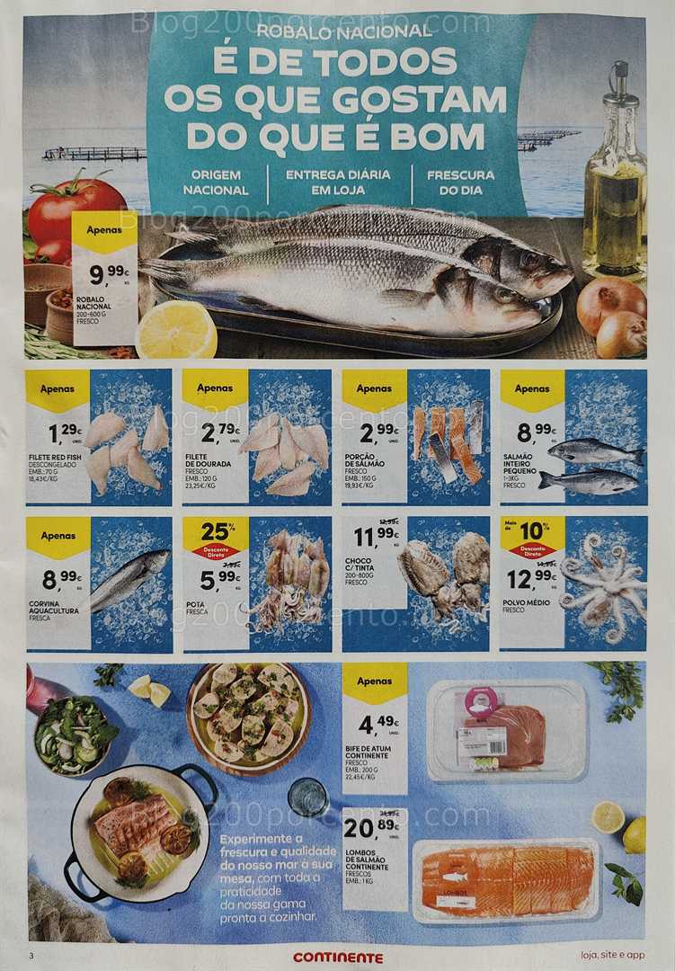 Antevisão Folheto CONTINENTE Promoções de 3 a 9 fevereiro