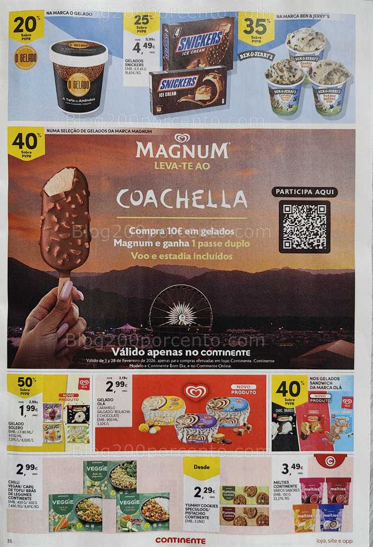 Antevisão Folheto CONTINENTE Promoções de 3 a 9 fevereiro