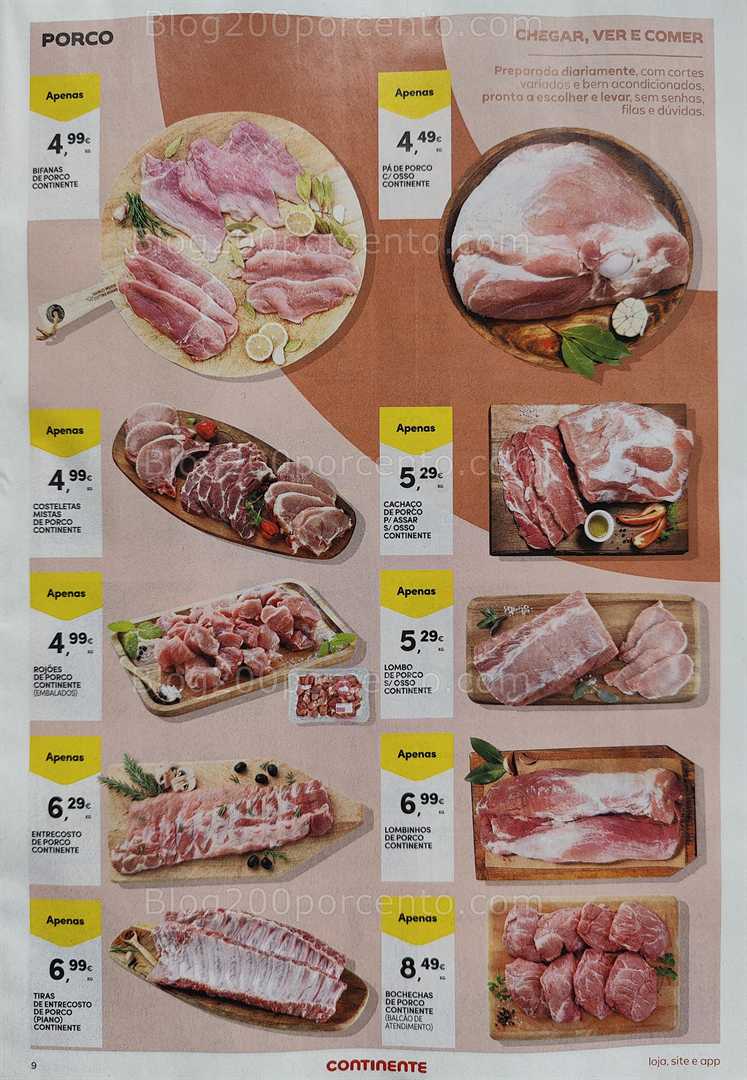 Antevisão Folheto CONTINENTE Promoções de 3 a 9 fevereiro