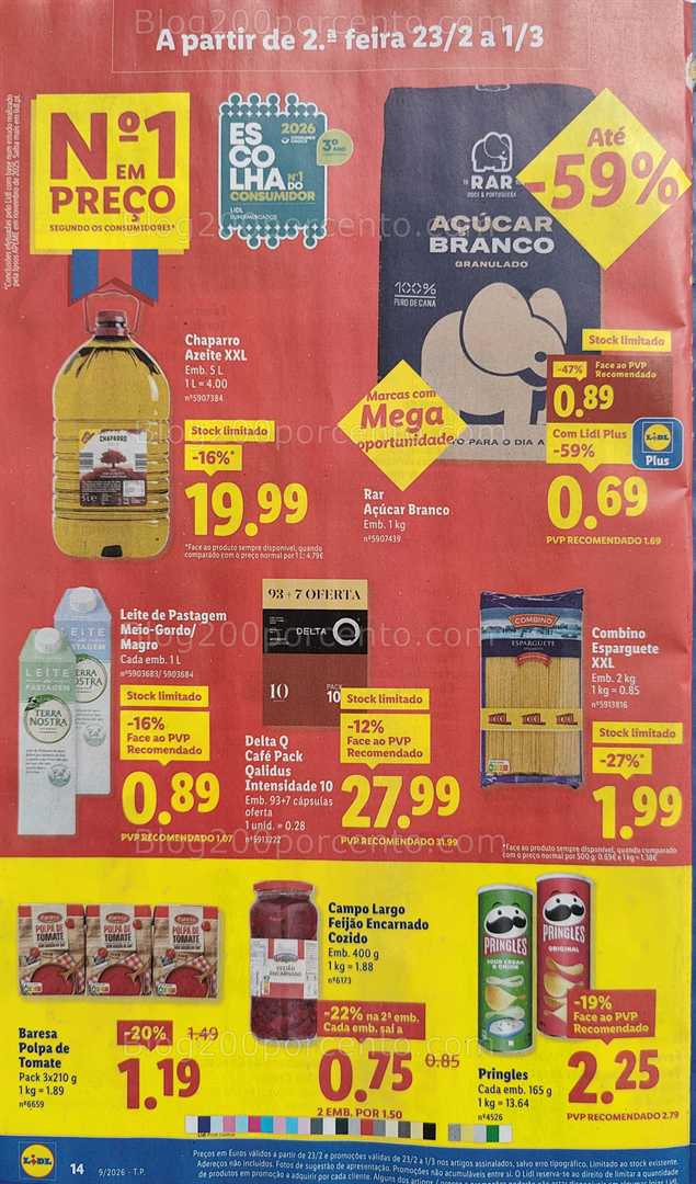 Antevisão Folheto LIDL Promoções de 23 fevereiro a 1 março