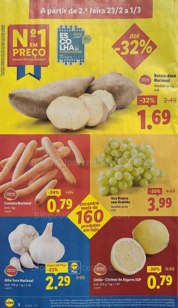 Antevisão Folheto LIDL Promoções de 23 fevereiro a 1 março